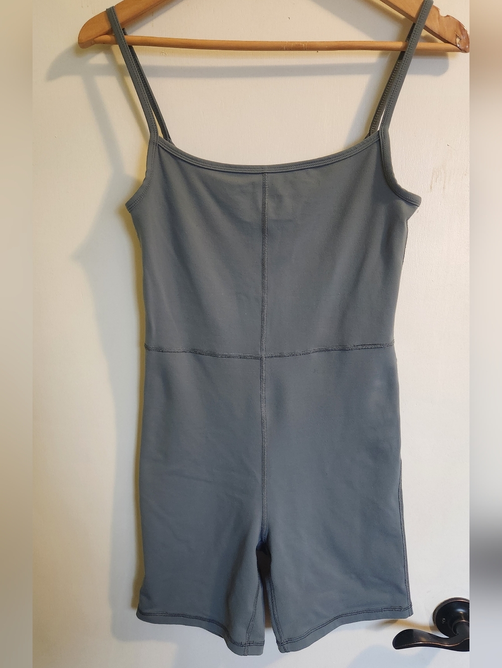 Wilfred Biker Shorts Romper/Jumpsuit with Seam Detail